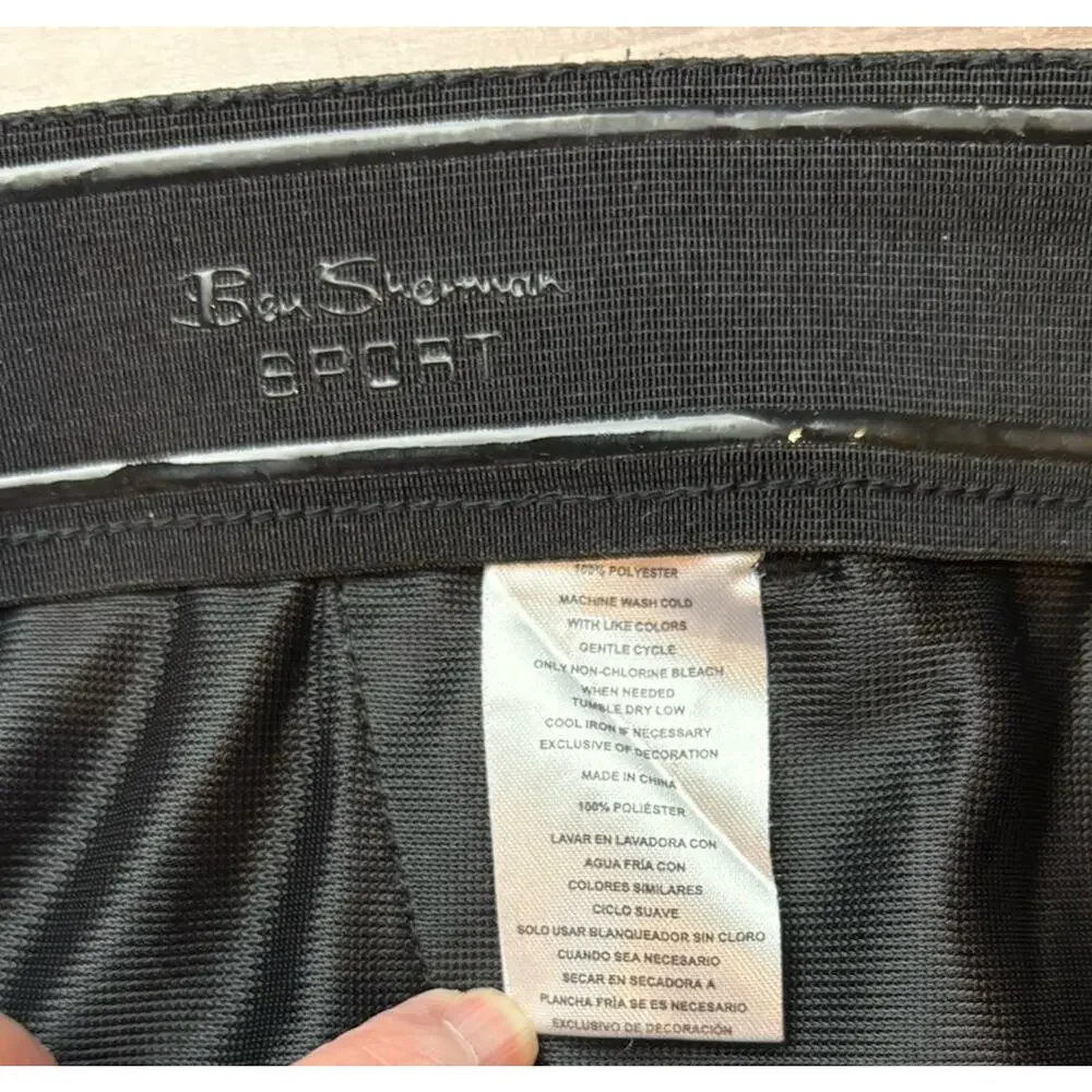 Ben Sherman Black Golf Shorts size 42 Active Strength Breathable-Stain
